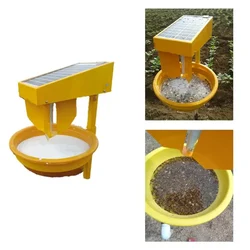 Chipku Solar Insect Light Trap with Rain Sensor and Auto Turn On/Off - with 7.5V Solar Panel and 7.4V Battery